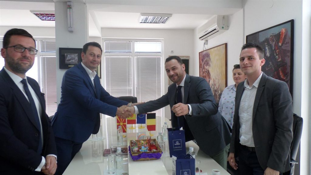 Посета на градоначалникот на Самбервил, Белгија