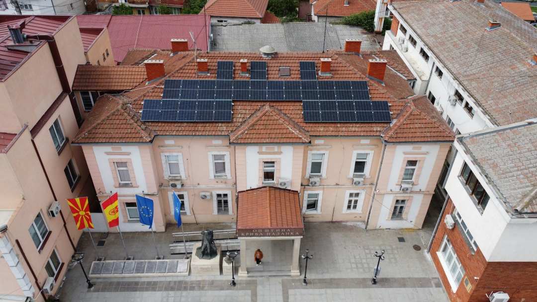 Поставени фотоволтаици на пет јавни институции во Општина  Крива Паланка